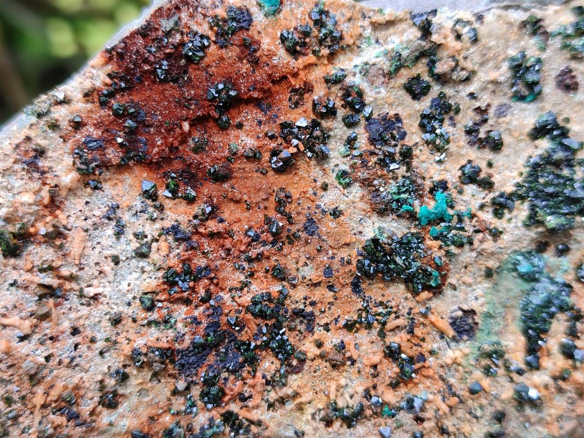 Natural Libethenite Crystals On Dolomite Matrix Specimens x 2 From Shituru, Congo - Toprock Gemstones and Minerals 