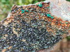 Natural Libethenite Crystals On Dolomite Matrix Specimens x 2 From Shituru, Congo - Toprock Gemstones and Minerals 