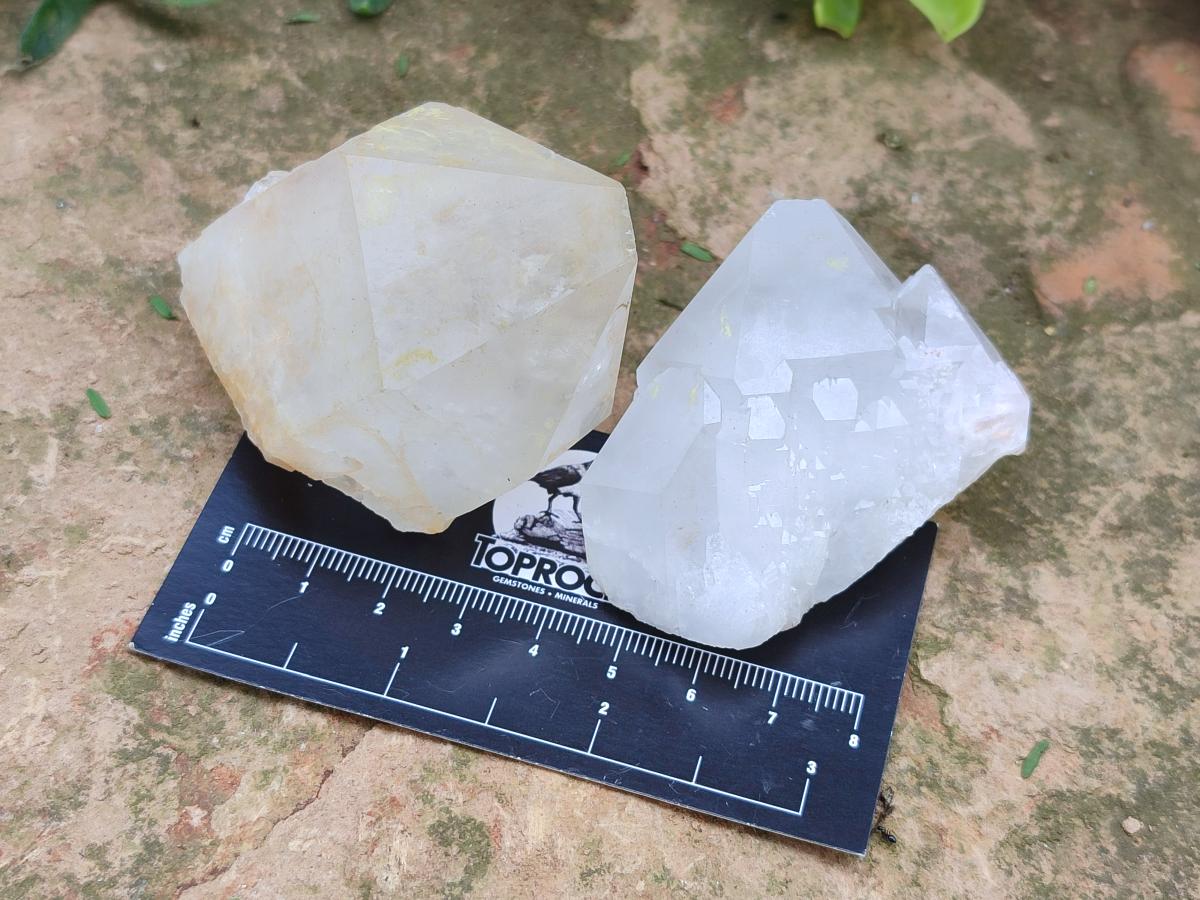 Natural Clear Quartz Crystals x 12 From Madagascar