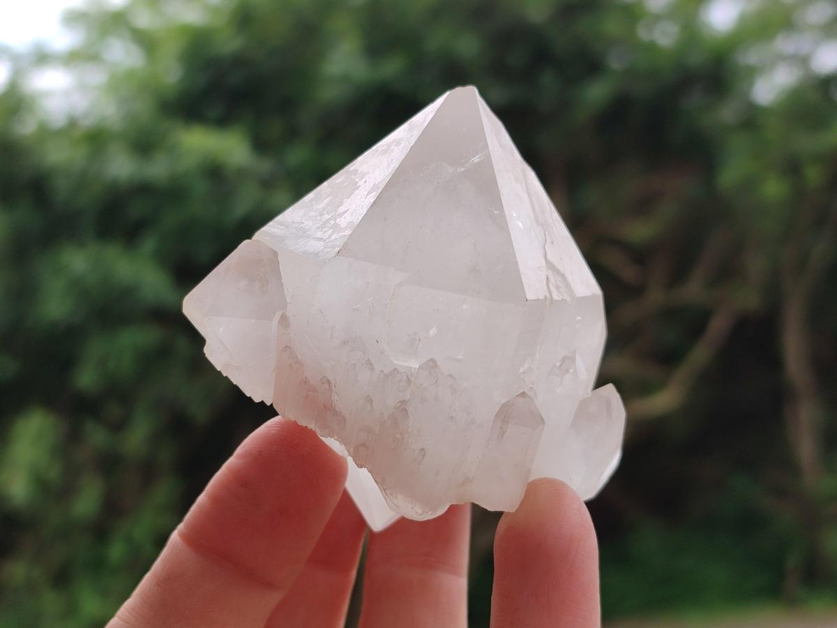 Natural Clear Quartz Crystals x 12 From Madagascar