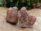 Natural Red Hematoid Quartz Crystals x 24 From Karoi, Zimbabwe