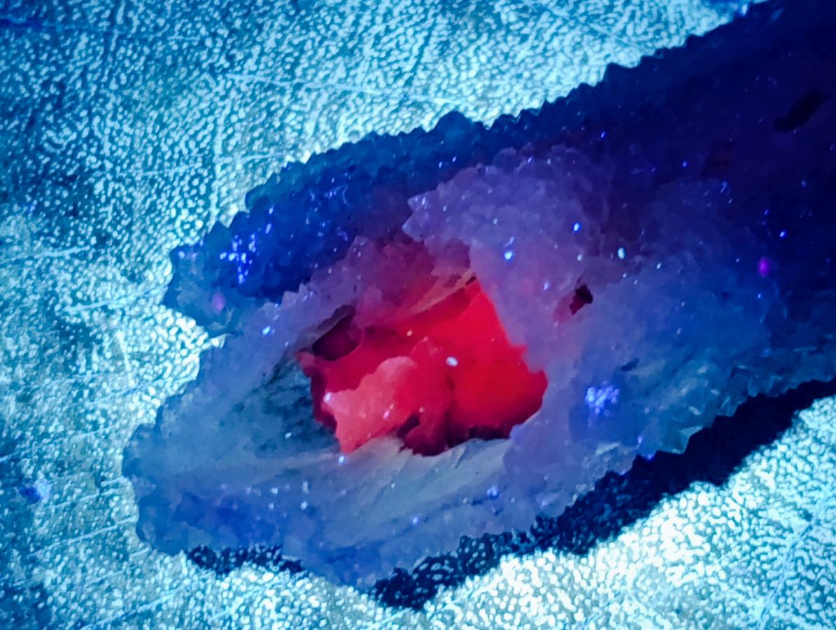 Natural Drusy Snow Finger Crystals x 12 From Albert's Mountain, Lesotho