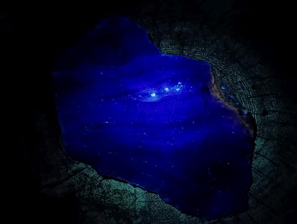 Polished On One Side Watermelon Fluorite Slices x 2 From Uis, Namibia