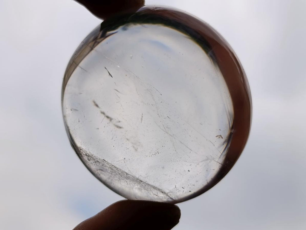 Polished Clear Quartz Galets x 12 From Madagascar