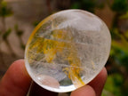 Polished Clear Quartz Galets x 12 From Madagascar