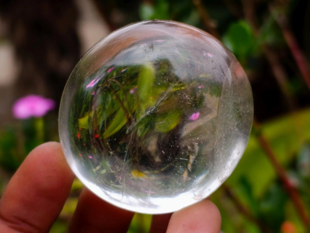 Polished Clear Quartz Galets x 12 From Madagascar