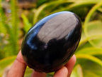 Polished Black Basalt Eggs x 6 From Madagascar
