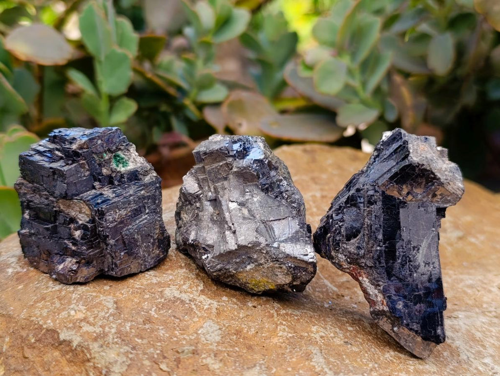 Natural Bright Silver Lead Galena Cobbed Specimens x 12 From Kaokoveld, Namibia - Toprock Gemstones and Minerals 