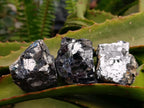 Natural Bright Silver Lead Galena Cobbed Specimens x 12 From Kaokoveld, Namibia - Toprock Gemstones and Minerals 