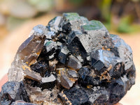 Natural Schorl Black Tourmaline with Associated Minerals x 6 From Erongo, Namibia