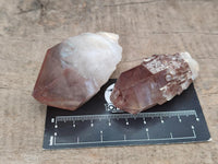 Natural Red Hematoid Quartz Crystals and Clusters x 24 From Karoi, Zimbabwe