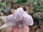 Natural Drusy Amethyst Spirit Clusters x 6 From Boekenhouthoek, South Africa