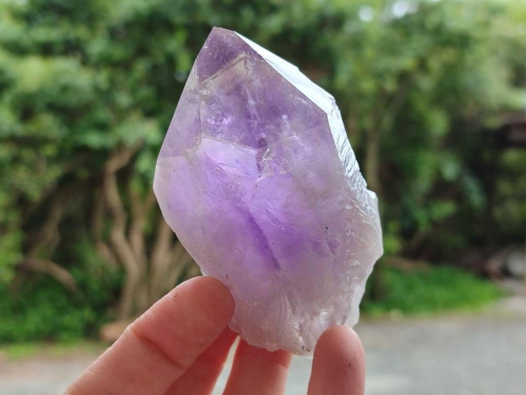 Natural Jacaranda Amethyst Crystal Clusters x 6 From Mumbwa, Zambia