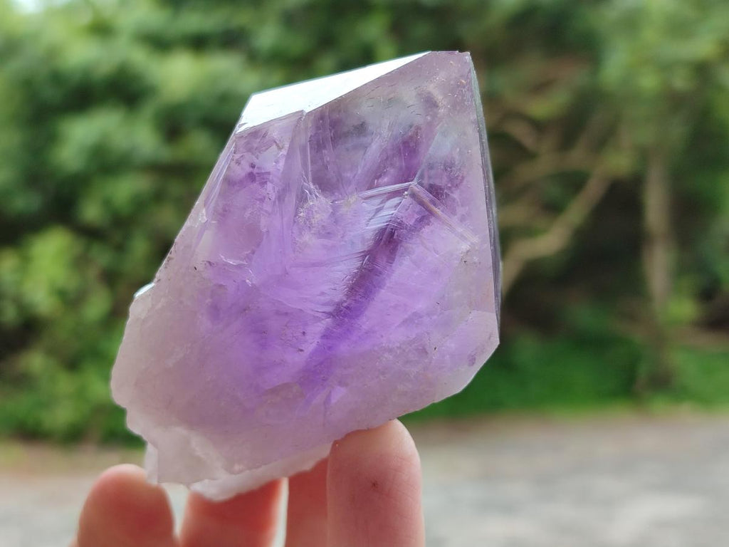 Natural Jacaranda Amethyst Crystal Clusters x 6 From Mumbwa, Zambia