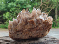 Natural Large Clear Smokey Citrine Quartz Cluster x 1 From Luena, Congo