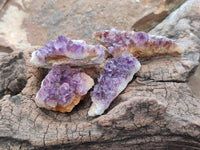 Natural Small Amethystos Amethyst Clusters x 86 From Kwaggafontein, South Africa