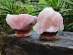 Natural Cobbed Rose Quartz Specimens x 16 From Northern Cape, South Africa - Toprock Gemstones and Minerals 