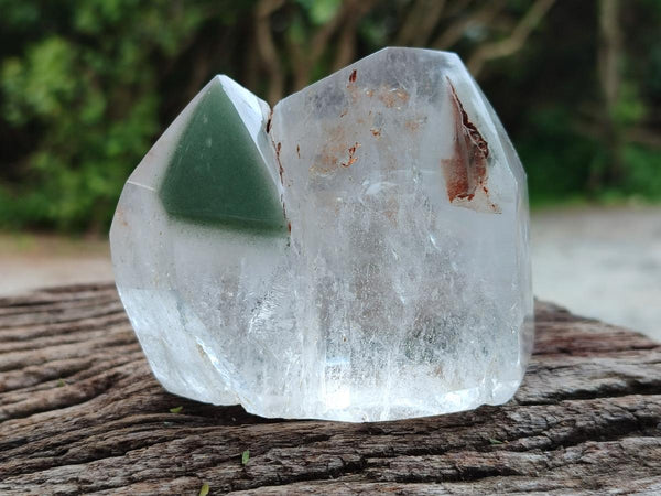 Polished Mixed Inclusions Quartz Crystals x 5 From Madagascar