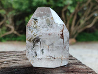 Polished Mixed Inclusions Quartz Crystals x 5 From Madagascar