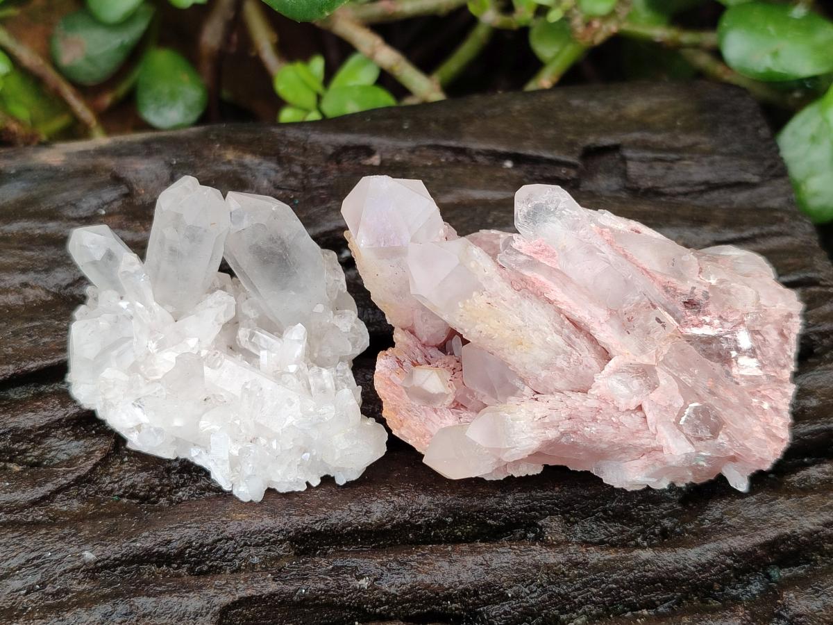 Natural Mixed Small Quartz Crystal Clusters x 35 From Madagascar
