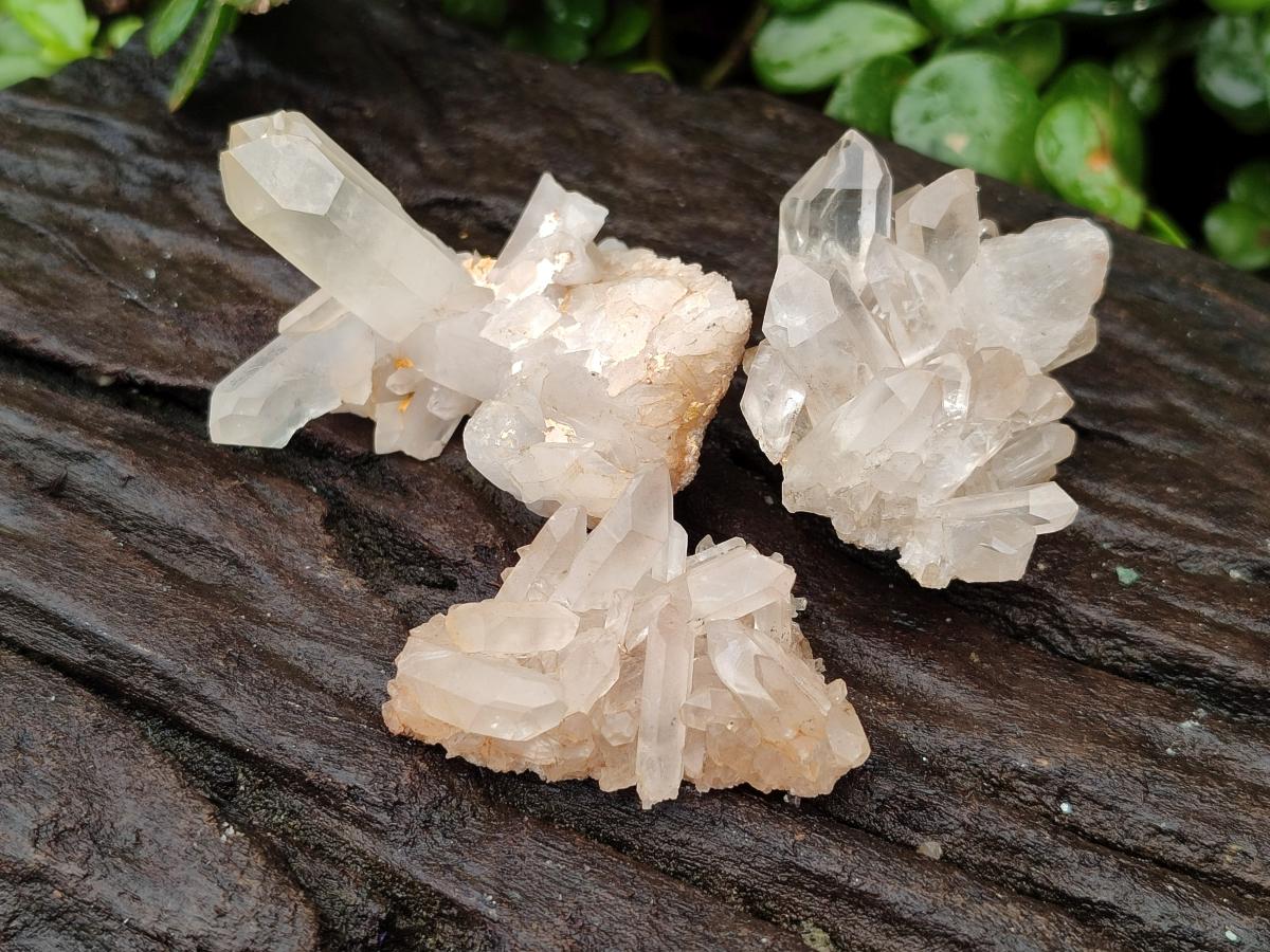 Natural Mixed Small Quartz Crystal Clusters x 35 From Madagascar
