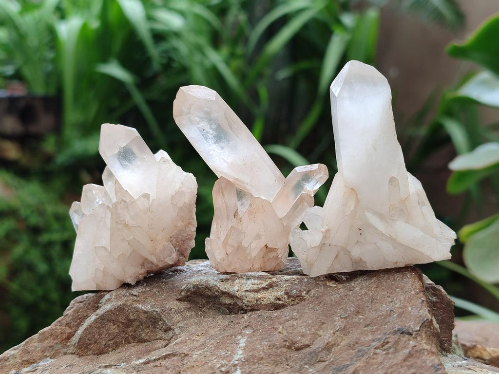 Natural Mixed Small Quartz Crystal Clusters x 35 From Madagascar