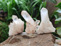 Natural Mixed Small Quartz Crystal Clusters x 35 From Madagascar