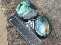 Polished Labradorite Galets x 12 From Tulear, Madagascar