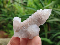 Natural Lilac Spirit Quartz Clusters x 12 From Boekenhouthoek, South Africa
