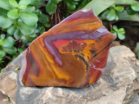 Polished On One Side Nguni Jasper Slabs x 3 From Northern Cape, South Africa