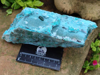 Natural Drusy Coated Chrysocolla On Dolomite Specimens x 3 From Lupoto Mine, Congo