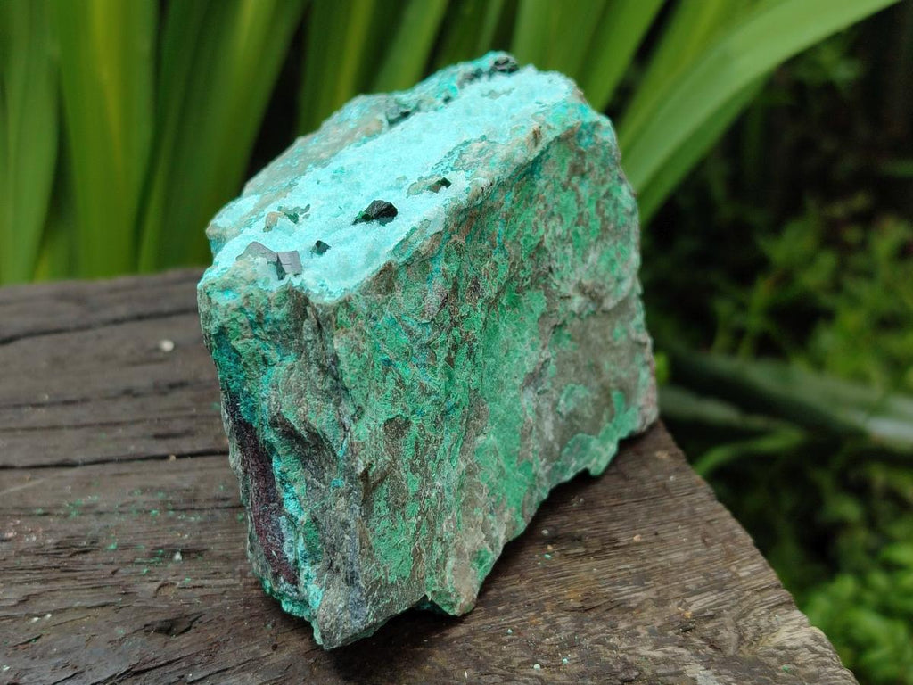 Natural Drusy Coated Chrysocolla On Dolomite Specimens x 3 From Lupoto Mine, Congo - Toprock Gemstones and Minerals 