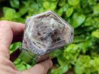 Polished Chevron Amethyst Crystals x 2 From Madagascar