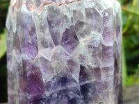 Polished Chevron Amethyst Crystals x 2 From Madagascar