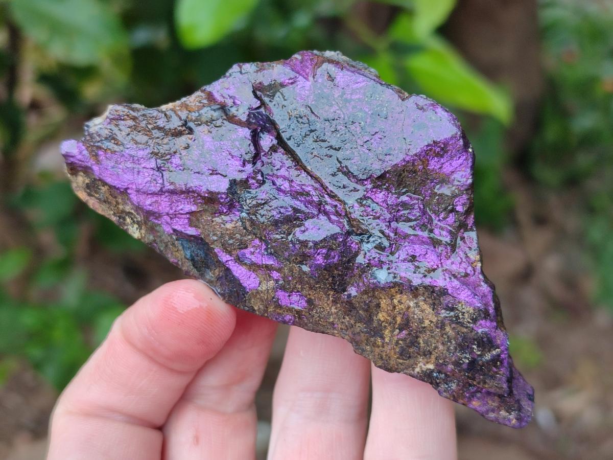 Natural Metallic Purpurite Specimens x 12 From Erongo, Namibia - Toprock Gemstones and Minerals 