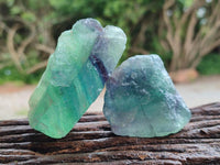 Natural Watermelon Fluorite Cobbed Specimens x 24 From Uis, Namibia