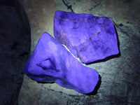 Natural Watermelon Fluorite Cobbed Specimens x 24 From Uis, Namibia