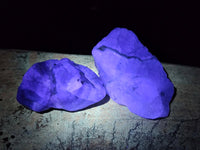 Natural Watermelon Fluorite Cobbed Specimens x 24 From Uis, Namibia