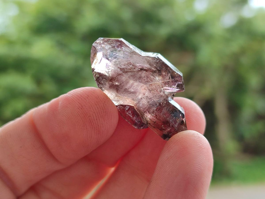 Natural Window Amethyst Crystals x 70 From Chiredzi, Zimbabwe