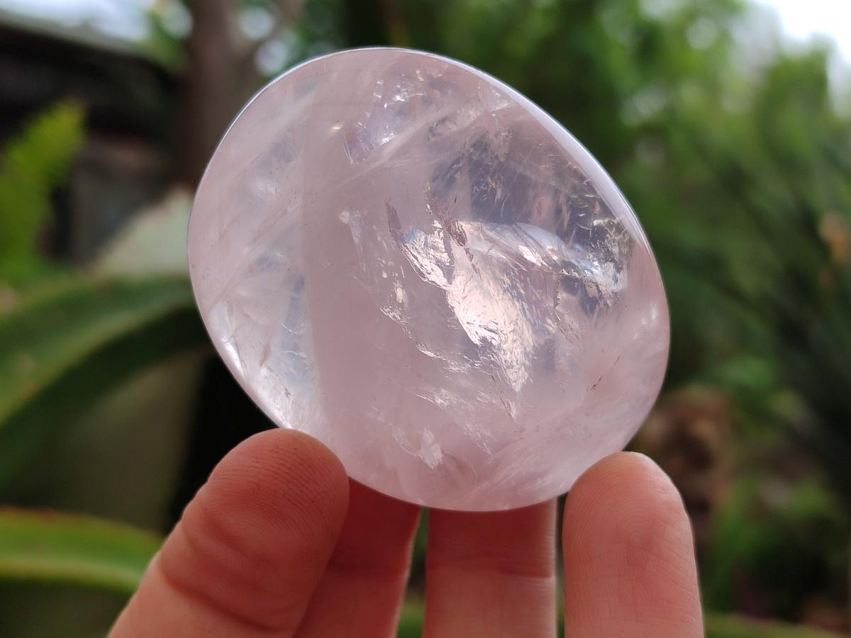 Polished Gemmy Rose Quartz Galets x 20 From Madagascar