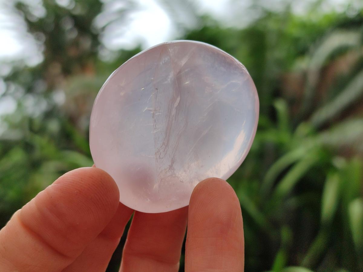 Polished Gemmy Rose Quartz Galets x 20 From Madagascar