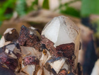 Natural Blacknite Quartz Clusters x 3 From Madagascar