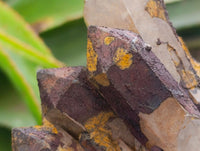 Natural Blacknite Quartz Clusters x 3 From Madagascar