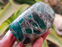 Polished Mutokolite Emerald Muscovite Mica Standing Free Forms x 4 From Mutorashanga, Zimbabwe