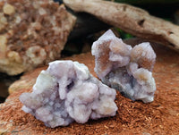 Natural Drusy Amethyst Spirit Clusters x 6 From Boekenhouthoek, South Africa