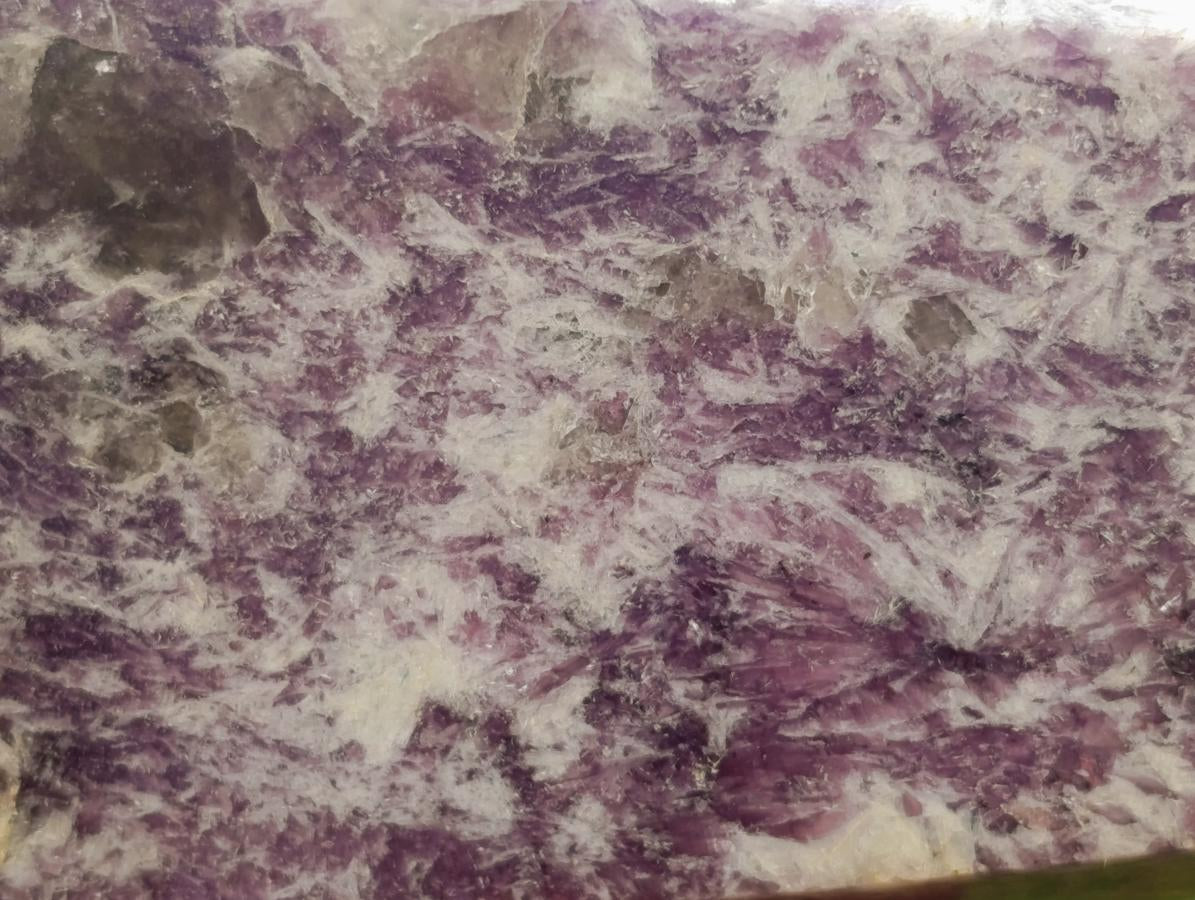 Polished Lepidolite With Pink Rubellite Tourmaline Crystal x 3 From Ambatondrazaka, Madagascar
