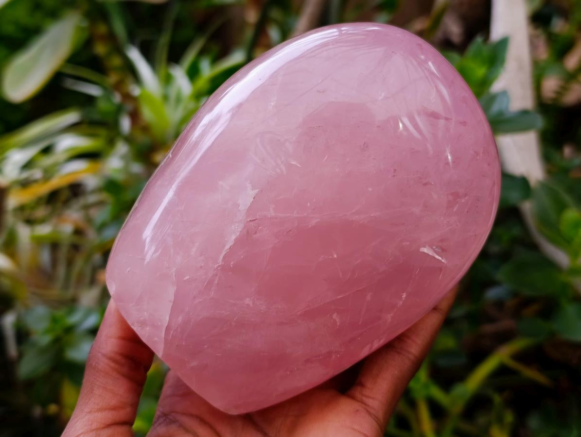 Polished Star Rose Quartz Standing Free Form x 1 From Madagascar
