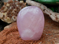 Polished Star Rose Quartz Standing Free Form x 1 From Madagascar