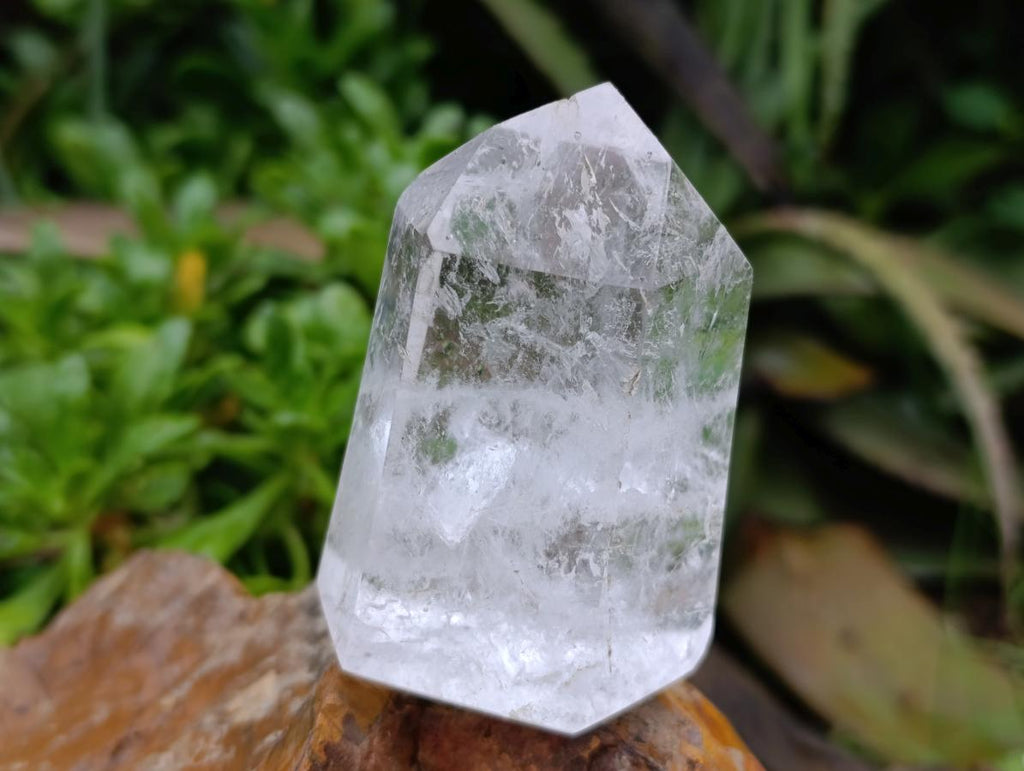 Polished Clear Quartz Crystals x 12 From Madagascar