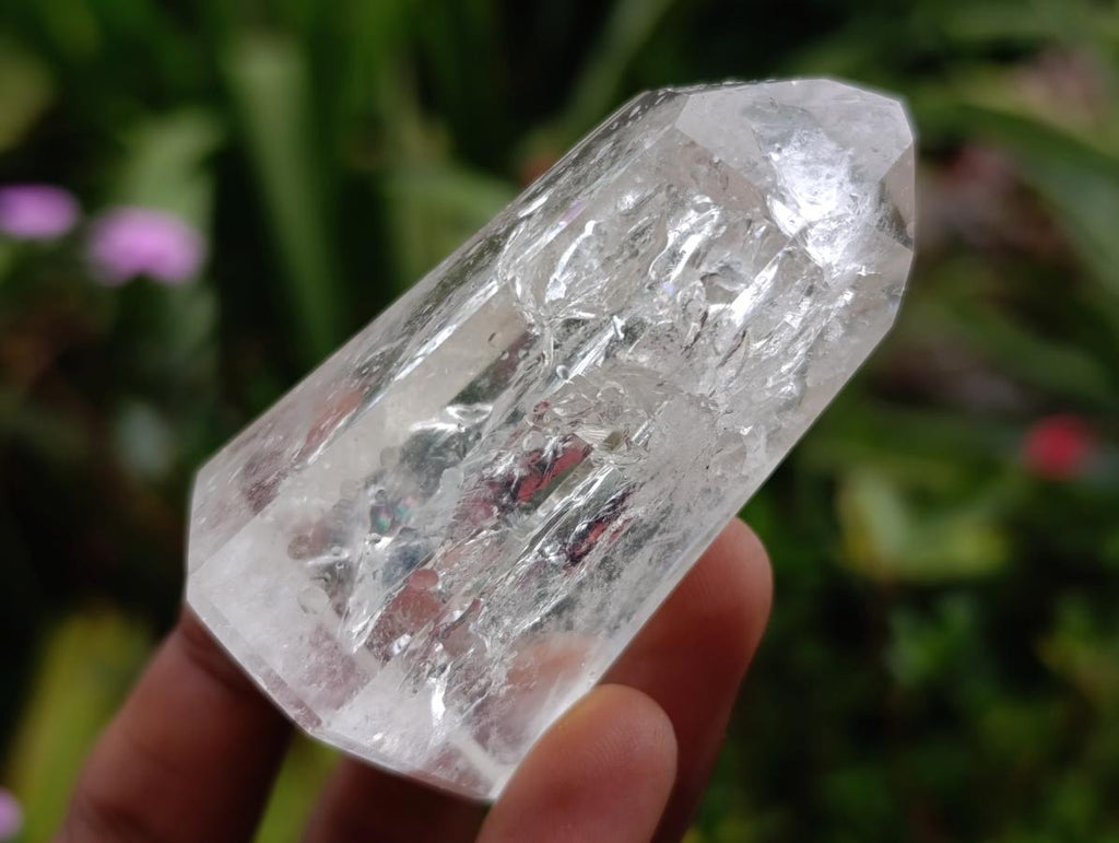 Polished Clear Quartz Crystals x 12 From Madagascar